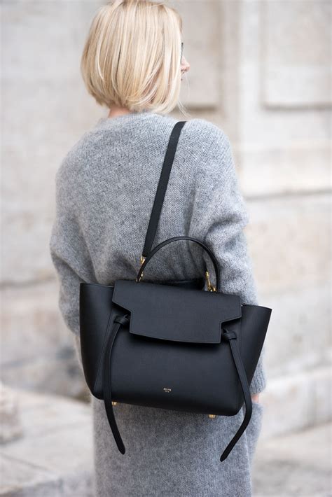 celine white belt bag|celine belt bag street style.